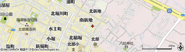 大分県中津市267周辺の地図