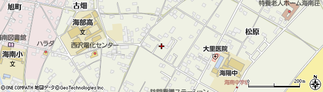 徳島県海陽町（海部郡）大里周辺の地図