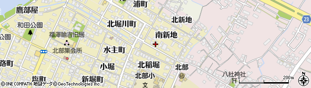 大分県中津市289周辺の地図