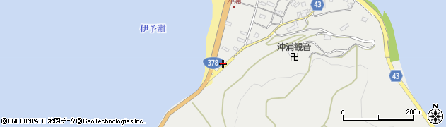 愛媛県大洲市長浜町沖浦2084周辺の地図