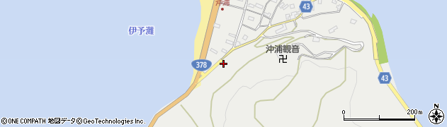 愛媛県大洲市長浜町沖浦2044周辺の地図