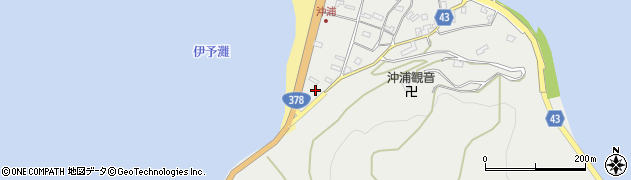 愛媛県大洲市長浜町沖浦2086周辺の地図