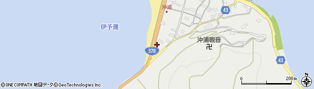 愛媛県大洲市長浜町沖浦2085周辺の地図