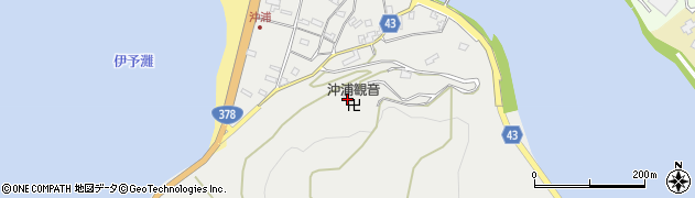 愛媛県大洲市長浜町沖浦2053周辺の地図