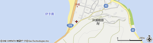 愛媛県大洲市長浜町沖浦2087周辺の地図