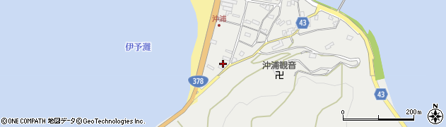 愛媛県大洲市長浜町沖浦2091周辺の地図