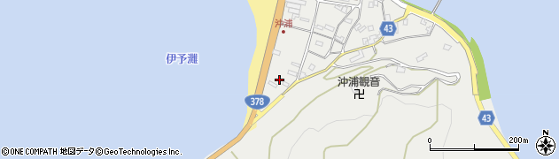愛媛県大洲市長浜町沖浦2088周辺の地図