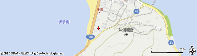 愛媛県大洲市長浜町沖浦2090周辺の地図
