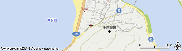 愛媛県大洲市長浜町沖浦2073周辺の地図