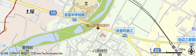 直江西(俥茶屋前)周辺の地図