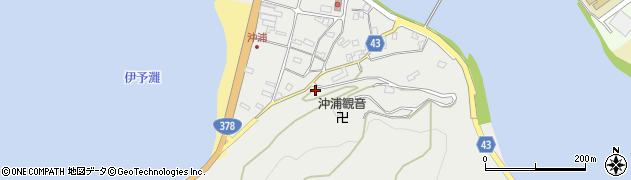 愛媛県大洲市長浜町沖浦2059周辺の地図