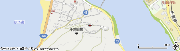 愛媛県大洲市長浜町沖浦1954周辺の地図