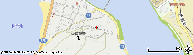 愛媛県大洲市長浜町沖浦1957周辺の地図