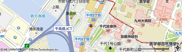 東浜駐車対策センター入口周辺の地図