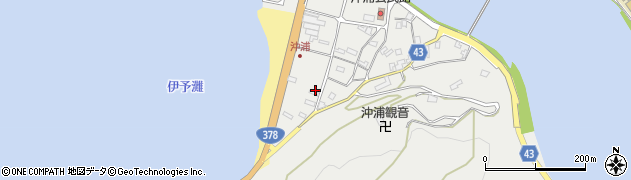 愛媛県大洲市長浜町沖浦2293周辺の地図