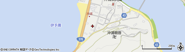 愛媛県大洲市長浜町沖浦2295周辺の地図