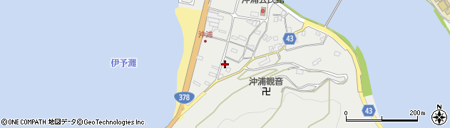 愛媛県大洲市長浜町沖浦2098周辺の地図