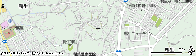 福岡県嘉麻市鴨生周辺の地図