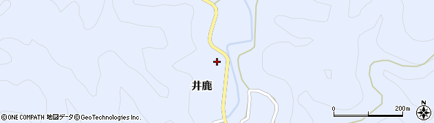 和歌山県東牟婁郡那智勝浦町井鹿257周辺の地図