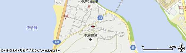 愛媛県大洲市長浜町沖浦2049周辺の地図