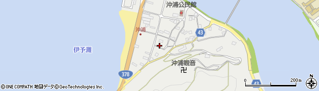 愛媛県大洲市長浜町沖浦2103周辺の地図