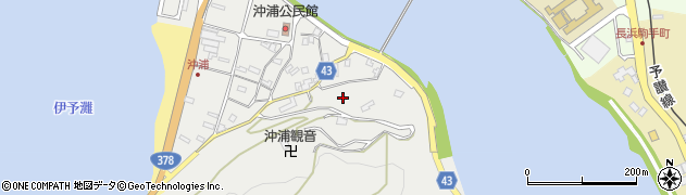 愛媛県大洲市長浜町沖浦2035周辺の地図