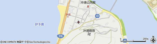 愛媛県大洲市長浜町沖浦2158周辺の地図