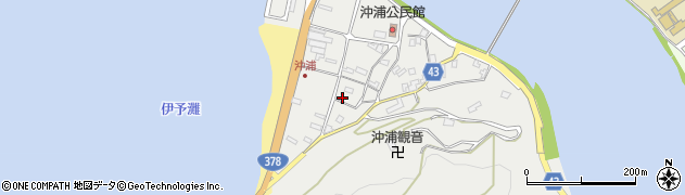 愛媛県大洲市長浜町沖浦2101周辺の地図