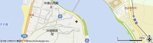 愛媛県大洲市長浜町沖浦2157周辺の地図