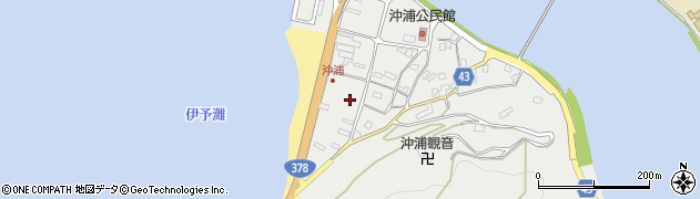 愛媛県大洲市長浜町沖浦2287周辺の地図