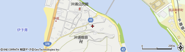 愛媛県大洲市長浜町沖浦2041周辺の地図