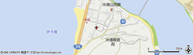 愛媛県大洲市長浜町沖浦2106周辺の地図