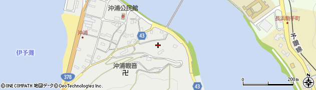 愛媛県大洲市長浜町沖浦2030周辺の地図
