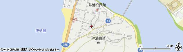 愛媛県大洲市長浜町沖浦2108周辺の地図