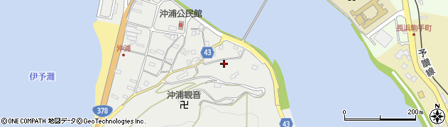 愛媛県大洲市長浜町沖浦2036周辺の地図