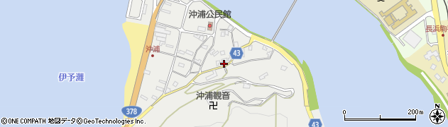 愛媛県大洲市長浜町沖浦2126周辺の地図