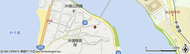 愛媛県大洲市長浜町沖浦2028周辺の地図