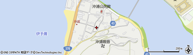 愛媛県大洲市長浜町沖浦2226周辺の地図