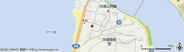 愛媛県大洲市長浜町沖浦2283周辺の地図