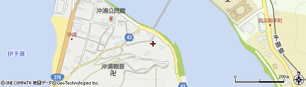 愛媛県大洲市長浜町沖浦2025周辺の地図