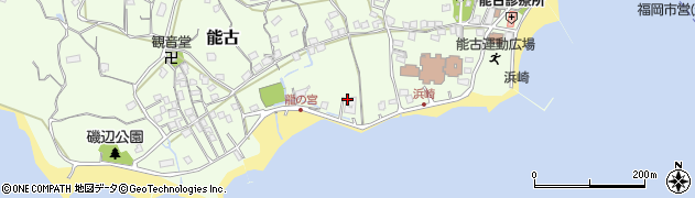 福岡県福岡市西区能古818周辺の地図