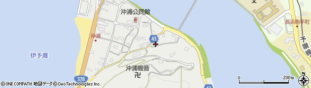 愛媛県大洲市長浜町沖浦2151周辺の地図
