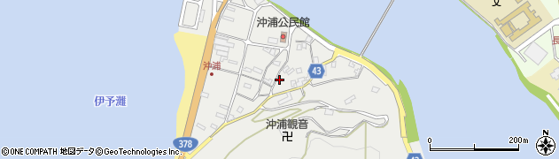 愛媛県大洲市長浜町沖浦2119周辺の地図