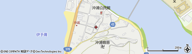 愛媛県大洲市長浜町沖浦2221周辺の地図