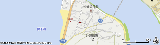 愛媛県大洲市長浜町沖浦2232周辺の地図