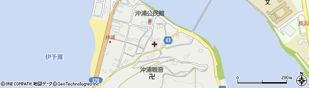 愛媛県大洲市長浜町沖浦2124周辺の地図