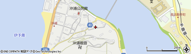 愛媛県大洲市長浜町沖浦2163周辺の地図