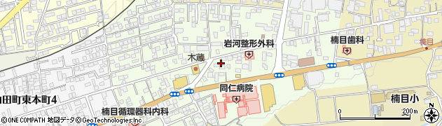 高知県香美市土佐山田町百石町周辺の地図