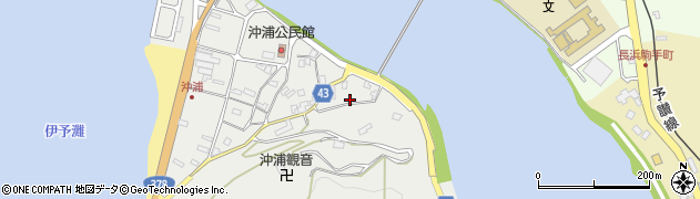 愛媛県大洲市長浜町沖浦2220周辺の地図