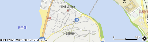 愛媛県大洲市長浜町沖浦2129周辺の地図